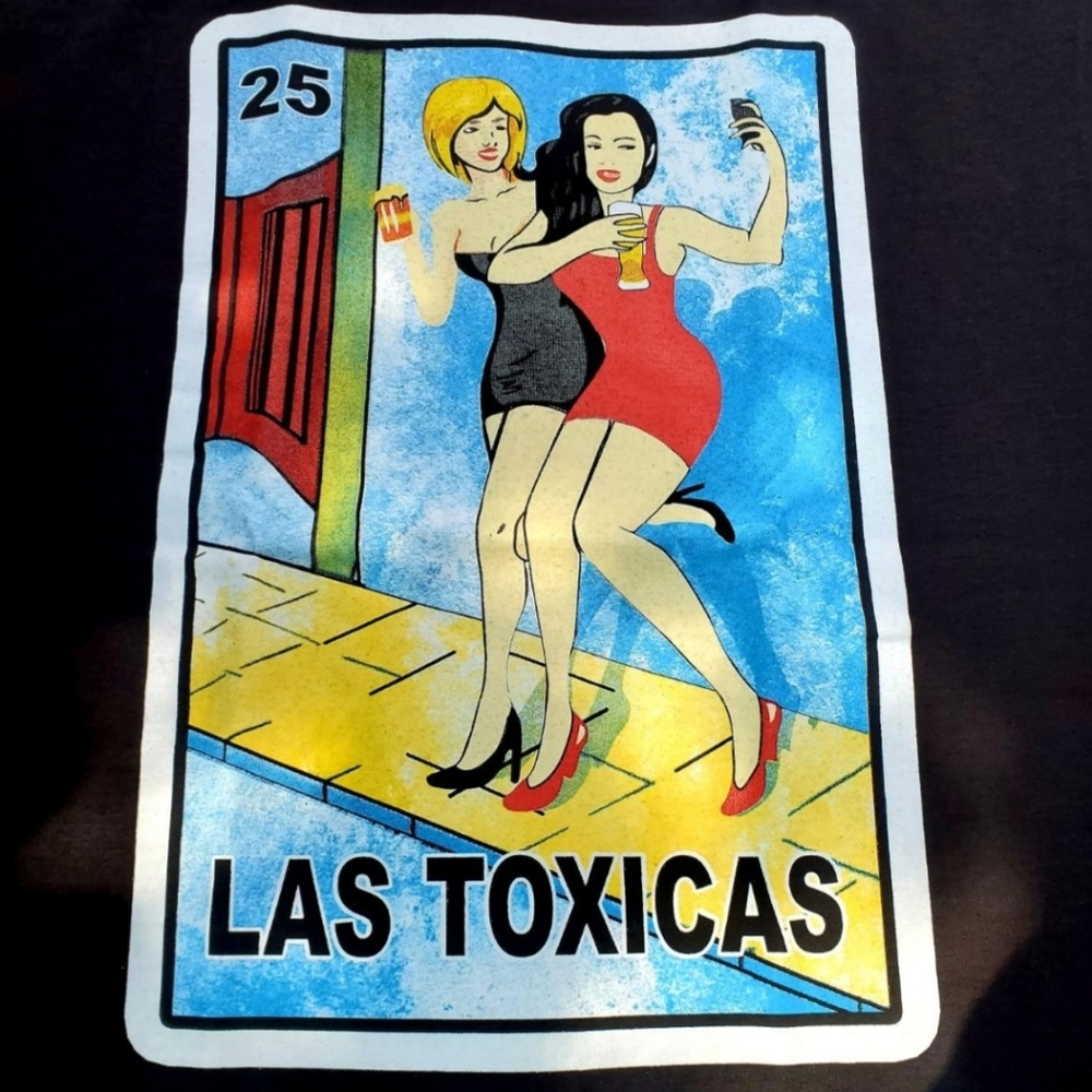 Las Toxicas Custom T-Shirt Large